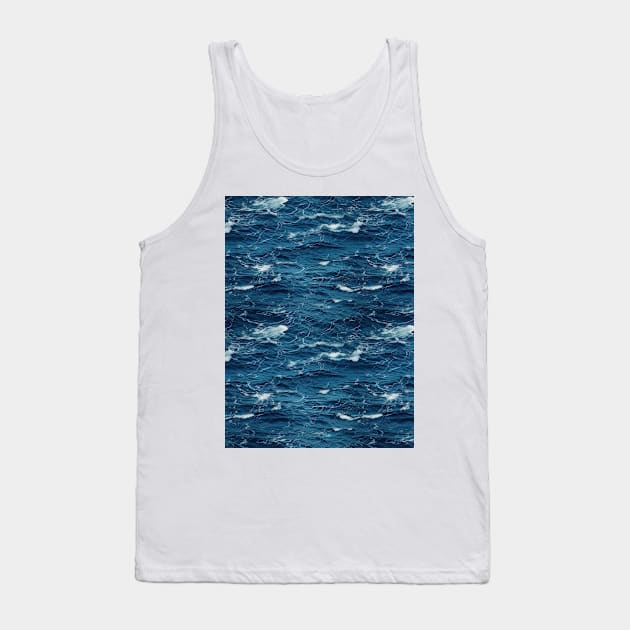 Midnight Serenade: Photorealistic Ocean Whispers Tank Top by star trek fanart and more